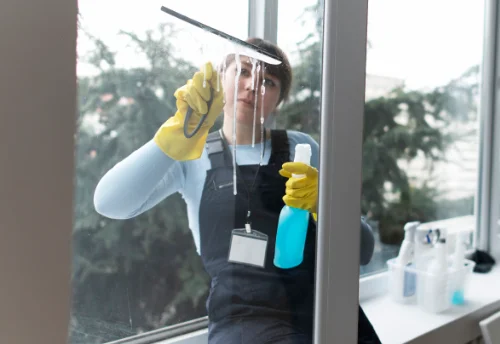 Nettoyage de vitres intérieures et extérieures à Savigny-Lévescault